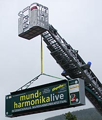 Unsere Riesenmundi grüßte alle Gäste